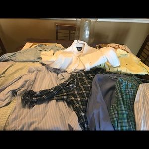Mens dress shirt lot 17x34-35 Ralph Lauren etc